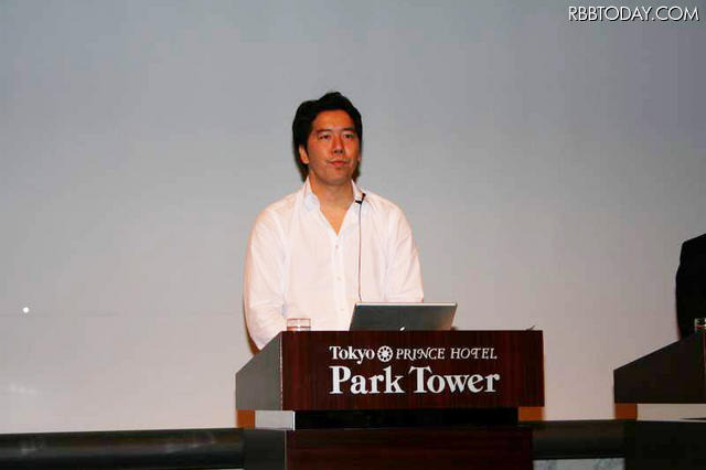 グリー代表取締役社長の田中良和氏