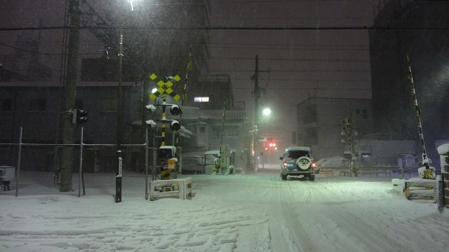 首都圏の雪（2月8～9日）