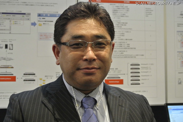 「ビッグデータ時代でファイルサーバの権限管理の需要が高まる」昨年日本法人を立ち上げたばかりの小林容樹氏
