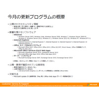 月例セキュリティ情報7件を公開、最大深刻度「緊急」は3件（日本マイクロソフト） 画像