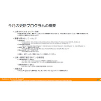 月例セキュリティ情報8件を公開、最大深刻度「緊急」は2件（日本マイクロソフト） 画像