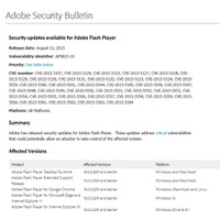「Adobe Flash Player」のアップデートを公開、危険度の高い脆弱性を解消（アドビ） 画像