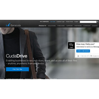 企業向けの新しいクラウドファイルサービス「CudaDrive」を発表（バラクーダネットワークス） 画像