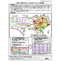 震災時の交通規制について説明した各国語のチラシを公開(警視庁) 画像