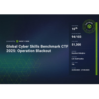 「LAC SeaParadise」チーム、国際 CTF 大会「Global Cyber Skills Benchmark CTF 2025: Operation Blackout」で国内 2 位 世界 10 位 画像