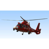 被災地の空撮映像をヘリコプターから衛星通信で高速リアルタイム伝送(三菱電機) 画像