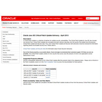 「Java SE JDK / JRE」に複数の脆弱性、Oracleがアップデート公開（JPCERT/CC） 画像