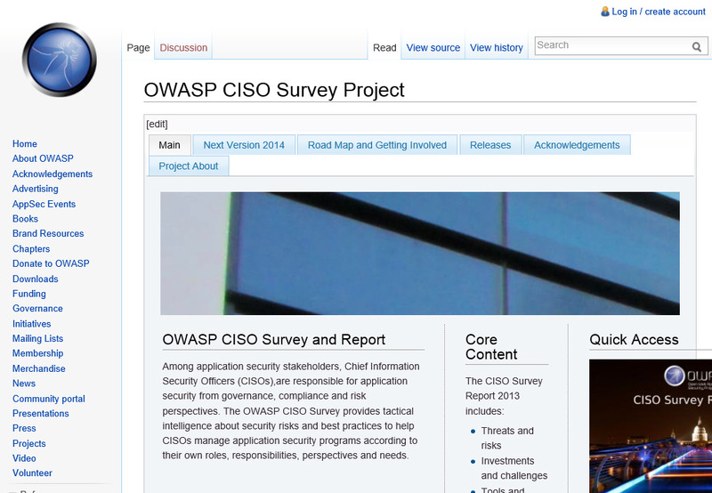 OWASP CISO Survey Project