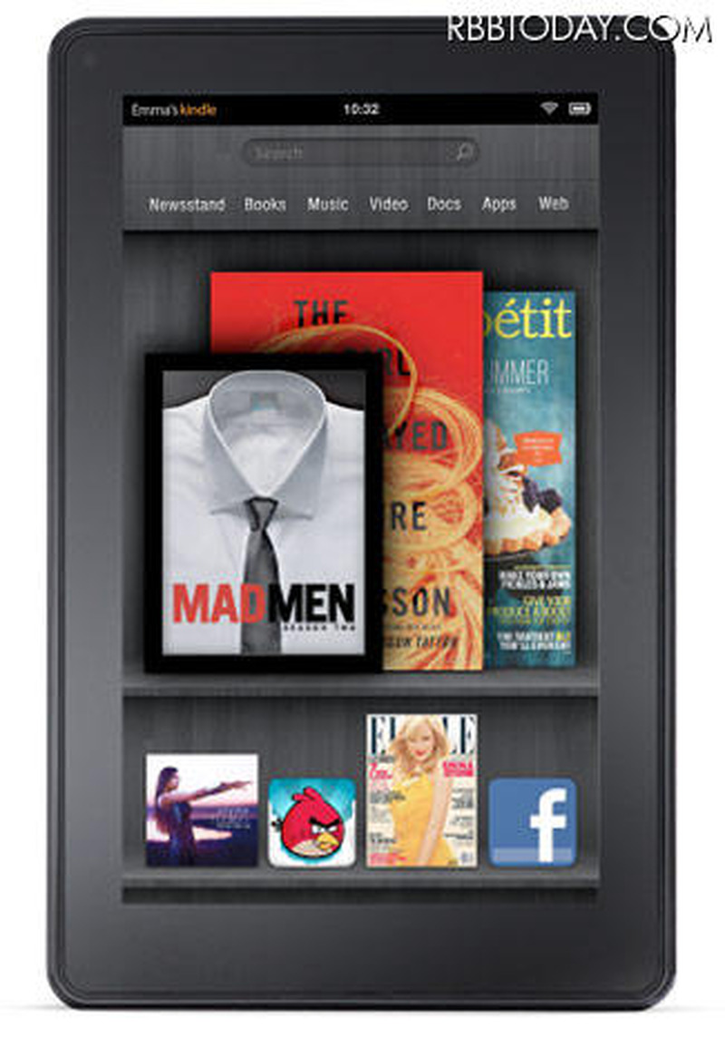 昨年11G初に発売されたKindle Fire