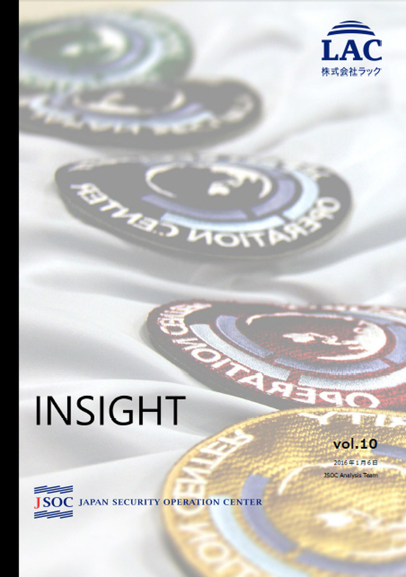 セキュリティレポート「JSOC INSIGHT vol.10」