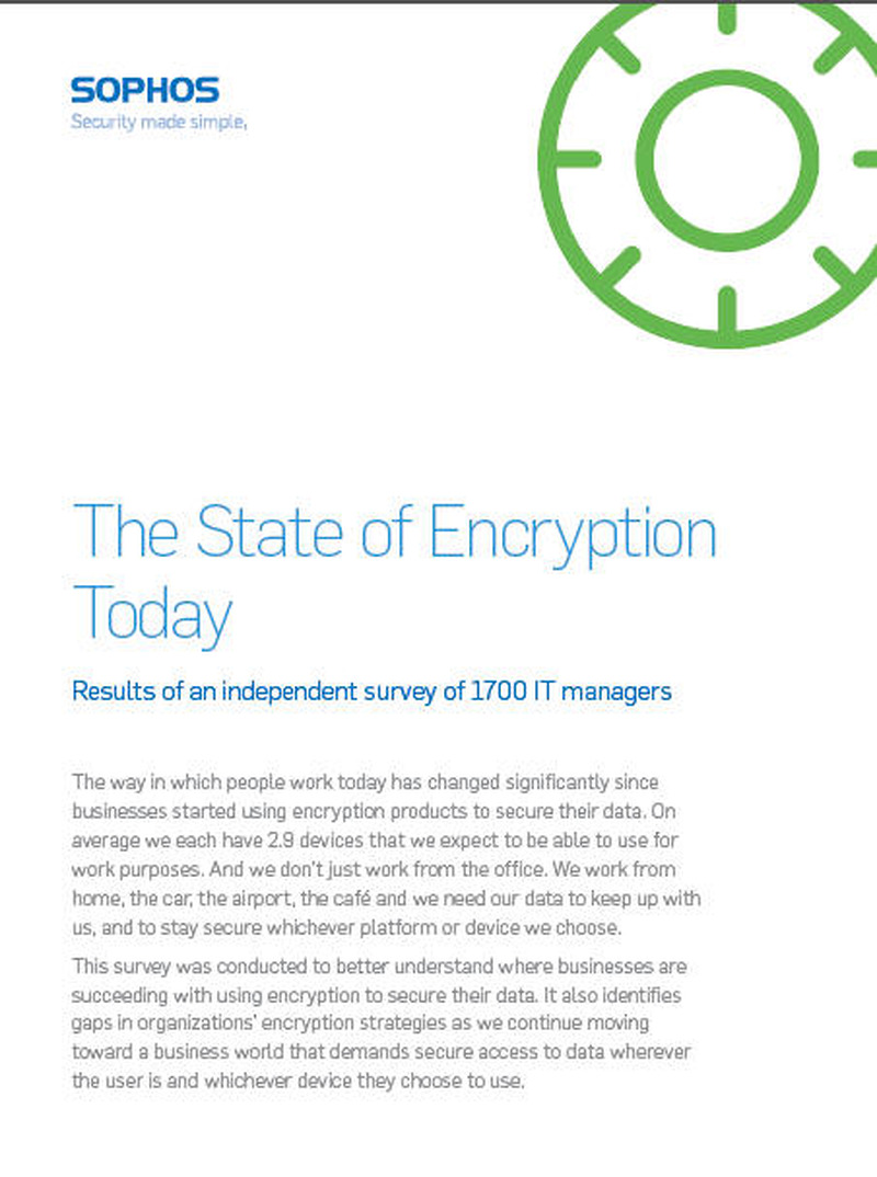 「The State of Encryption Today」