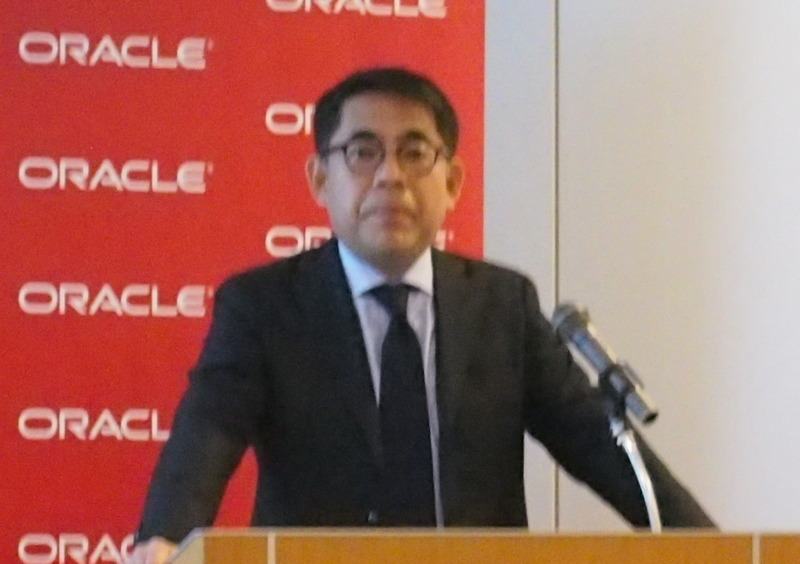日本オラクルの執行役副社長でありクラウド・テクノロジー事業統括である三澤智光氏