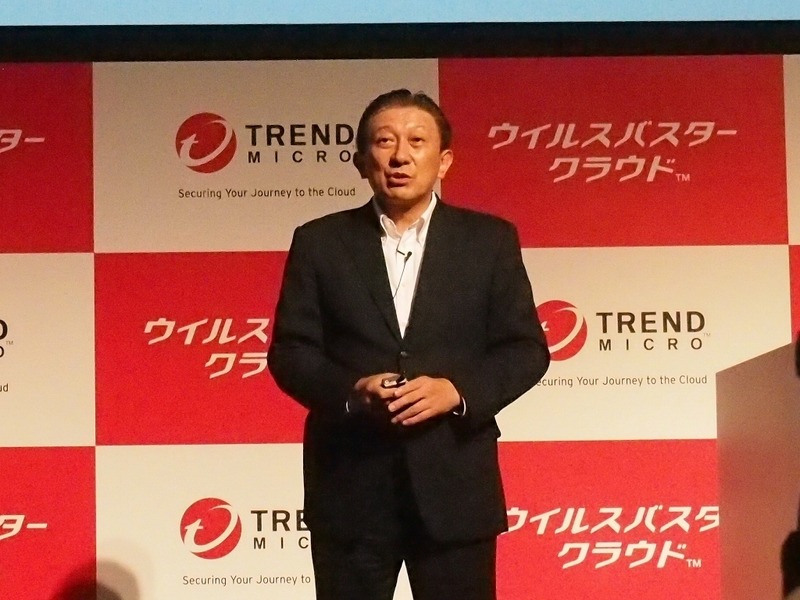トレンドマイクロの取締役副社長である大三川彰彦氏