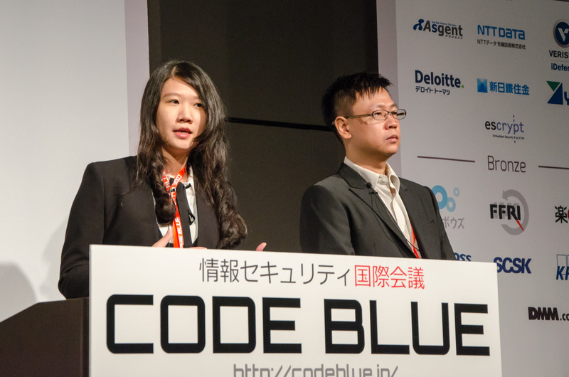 Team T5 Research社 CEO スンティン・サイ氏（右）、同社 上級アナリスト チーエン・シェン氏（左）