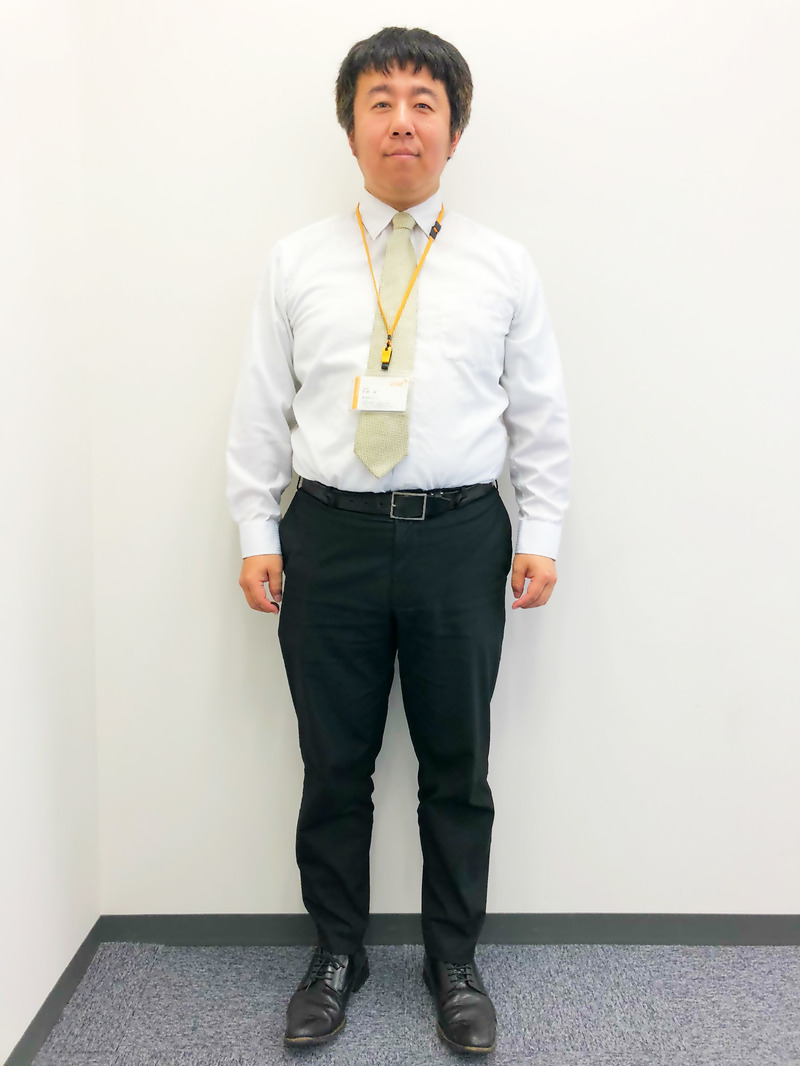株式会社セキュア 営業部所属37歳男性Y氏(4月10日、94.9キロ) ※ 編集部註:顔認証は人物の顔だけを認証対象とする