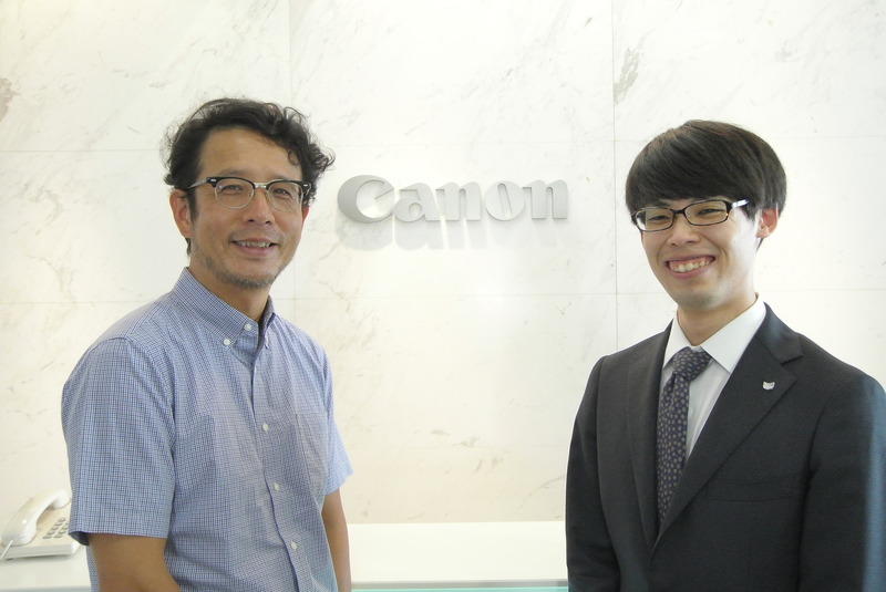 キヤノンマーケティングジャパン株式会社 マルウェアラボ マルウェアアナリスト 原田 隆史 氏（右）、イーセットジャパン株式会社 テクノロジー＆セキュリティ エバンジェリスト 中川 菊徳 氏（左）