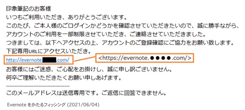 フィッシングメール