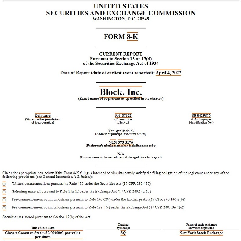 米国証券取引委員会提出文書