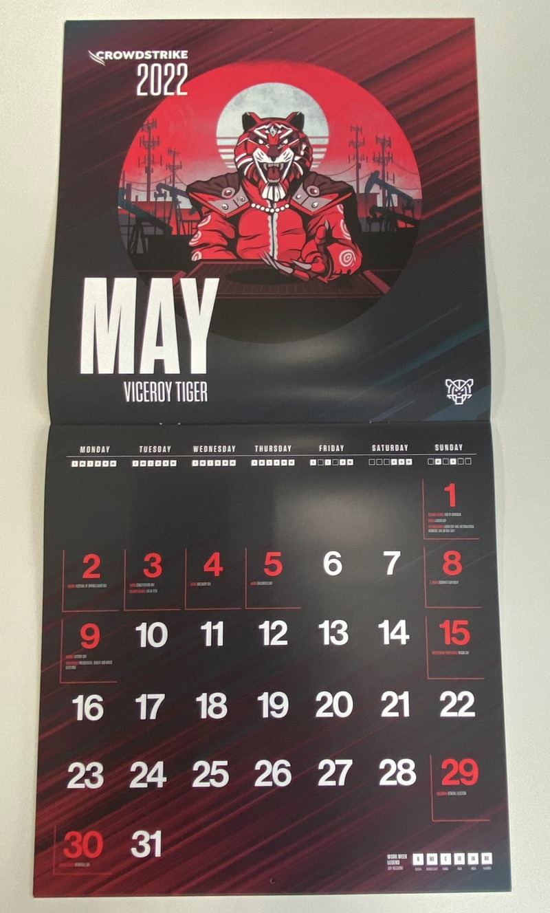 2022 CrowdStrike Adversary Calender