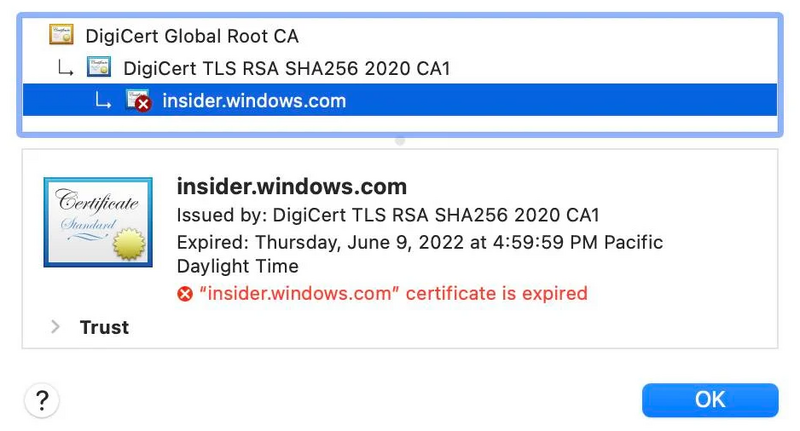 insider.windows.com 証明書