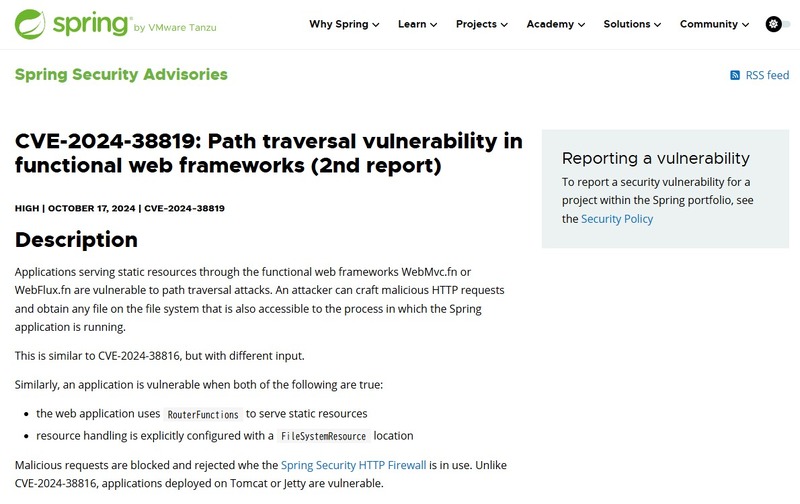 https://spring.io/security/cve-2024-38819