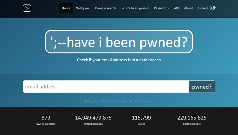 https://haveibeenpwned.com/
