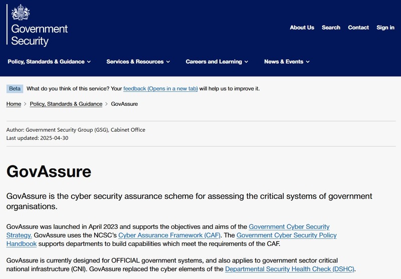 https://www.security.gov.uk/policy-and-guidance/govassure/