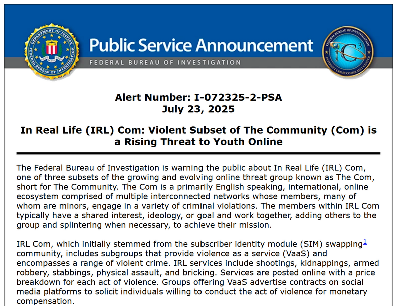 https://www.ic3.gov/PSA/2025/PSA250723-2