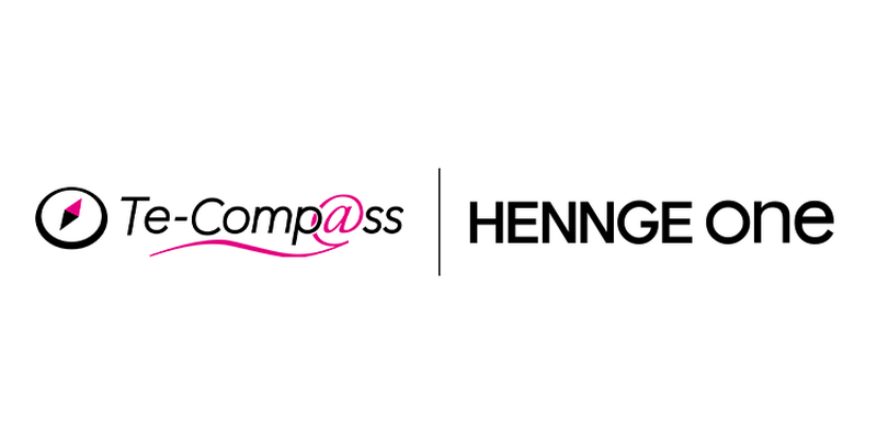 「HENNGE One」と「Te-Comp@ss」のロゴ
