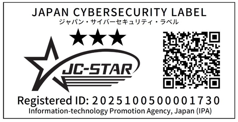 ★3 の適合ラベル(サンプル)