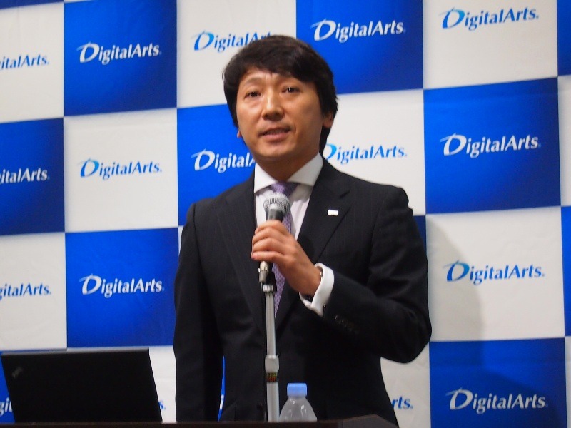 デジタルアーツの代表取締役社長である道具登志夫氏