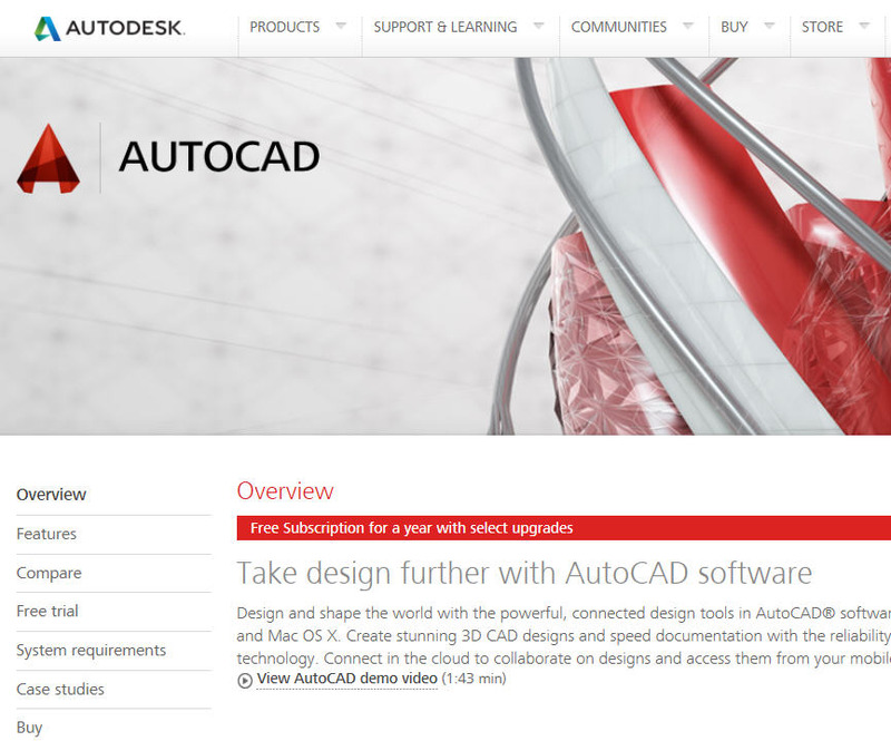 「AutoCAD」サイト