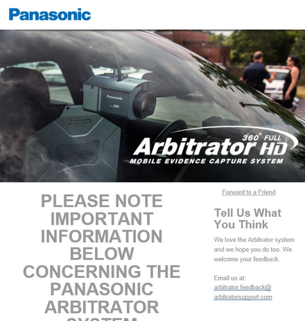Panasonicによるセキュリティアップデート情報