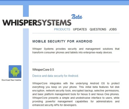 エジプト人民議会選挙投票日当日に突然通話暗号化サービスを停止したWhisper Systems社（画像：ScanNetSecurity編集部）
