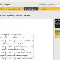 「Symantec Web Gateway」に複数の脆弱性（JVN） 画像