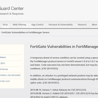 FortiGate および FortiWiFi アプライアンスに複数の脆弱性（JVN） 画像