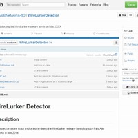 GitHubの「WireLurkerDetector」ページ
