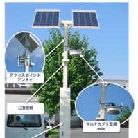 長距離無線中継機能やWi-Fiアクセスポイント機能を備えた「防災照明灯」を開発(日本電業工作) 画像
