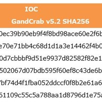 確認されたアクティビティに関連するGandCrab v5.2のIOC