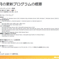月例セキュリティ情報9件を公開、最大深刻度「緊急」は5件（日本マイクロソフト） 画像
