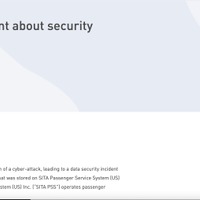 リリース（SITA statement about security incident）