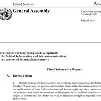 国家的無差別サイバー攻撃に反対、国連加盟国が「責任ある国家がとるべきオンライン上の行動」について合意