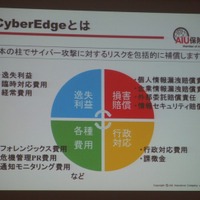 「CyberEdge」が補償する4つのサイバー攻撃に対するリスク