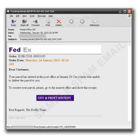 「FedEx」や「UPS」など運送会社や航空会社を騙るメールに注意（トレンドマイクロ） 画像