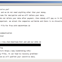 LockBitからではなく、別の攻撃グループによる情報窃取を伝える偽の通知