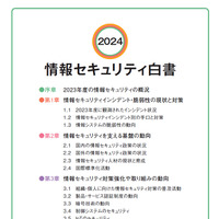 情報セキュリティ白書2024の章構成