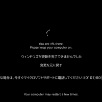 2024年8月に確認した操作不能の偽メッセージ