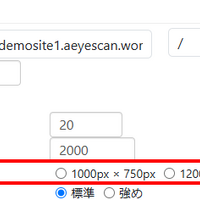 脆弱性診断自動化ツール「AeyeScan」、巡回時の画面サイズに「1920 px × 1440 px」追加 画像
