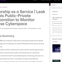 中国企業情報漏洩で「検閲 as a Service」の一端明らかに ほか [Scan PREMIUM Monthly Executive Summary 2025年2月度] 画像