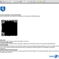 ソフォス社員を狙った QR コード付きフィッシングメール